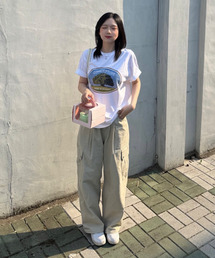 CONCEPTIDE（コンセプタイド）の「トリーフィールドグラフィックTシャツ_ホワイト（Tシャツ/カットソー）」