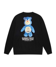 LMC( )��SUMMER TEDDY MUSEUM TOUR SWEATSHIRT black(�p�[�J�[)