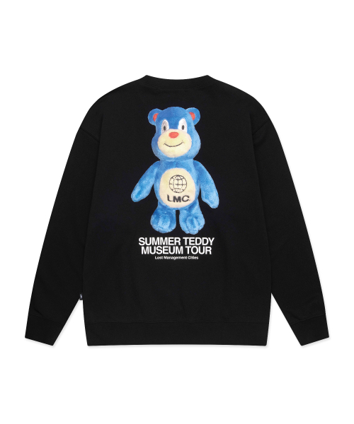 SUMMER TEDDY MUSEUM TOUR SWEATSHIRT black