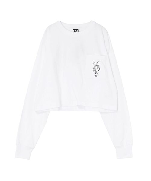 DC（ディーシー）の「GYDA×DC G BUNNYショートロンT（Tシャツ/カットソー・レディース・オフホワイト/ブラック/オレンジ・FREE）」の4枚目の写真
