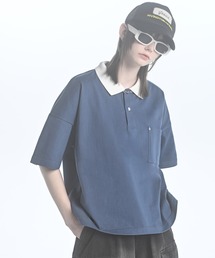 ADRER | Wide Cropped Cotton Polo / ワイドクロップドコットンポロ(ポロシャツ)
