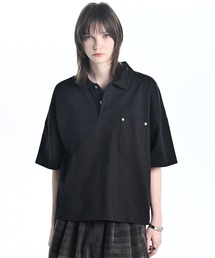 ADRER | Wide Cropped Cotton Polo / ワイドクロップドコットンポロ(ポロシャツ)