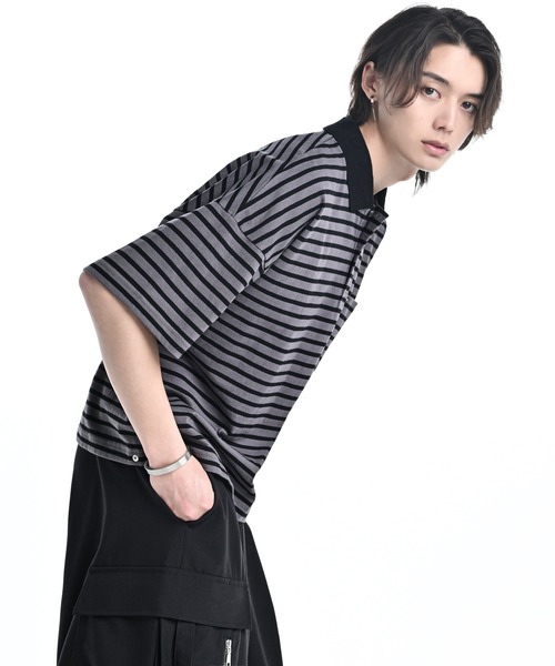 Wide Cropped Cotton Polo / ワイドクロップドコットンポロ