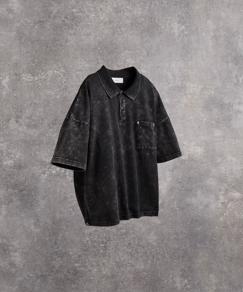 Wide Cropped Cotton Polo / ワイドクロップドコットンポロ