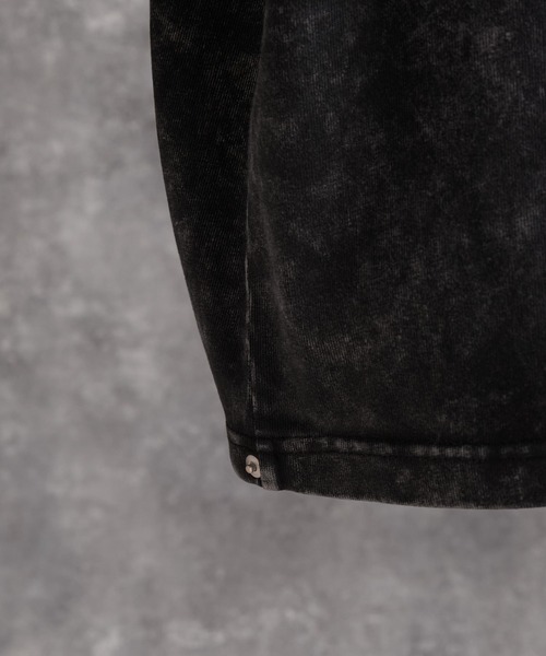 ADRER(アドラー)の「Wide Cropped Cotton Polo / ワイドクロップドコットンポロ(ポロシャツ・メンズ・グレー系1/ブルー系1/グレー系2/ブラック・L/M/S/XS)」の21枚目の写真