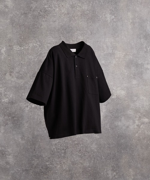 Wide Cropped Cotton Polo / ワイドクロップドコットンポロ