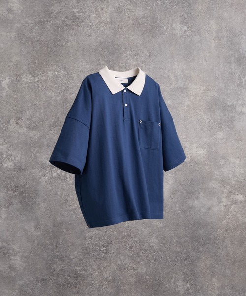 Wide Cropped Cotton Polo / ワイドクロップドコットンポロ