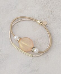 OPAQUE.CLIP（オペークドットクリップ）の「クリアラメビーズ2連ゴム（その他ヘアアクセサリー）」