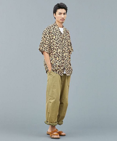 Liberaiders(リベレイダース)の「Liberaiders/リベレイダース LEOPARD RAYON SHIRT レオパード柄 オープンカラーシャツ 2026年 夏 夏服(シャツ/ブラウス・メンズ・レオパード・L)」の3枚目の写真