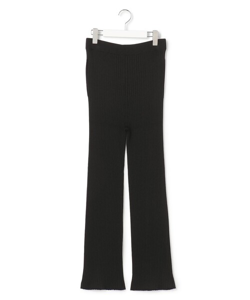 23区 S(ニジュウサンクチイサイサイズ)の「ホールガーメント リブニット パンツ(その他パンツ・レディース・ブラック系/ダークブラウン系/ベージュ系・32)」の11枚目の写真