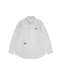 AAPE NOW LONG SLLEVE SHIRT(stripe)