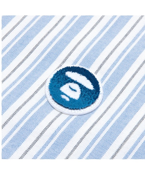 AAPE BY A BATHING APE（エーエイプバイアベイシングエイプ）の「AAPE NOW LONG SLLEVE SHIRT(stripe)（シャツ/ブラウス・メンズ・ピンク系その他/ブラック系その他/ホワイト系その他・LARGE/SMALL/X-LARGE/MEDIUM/X-SMALL）」の5枚目の写真