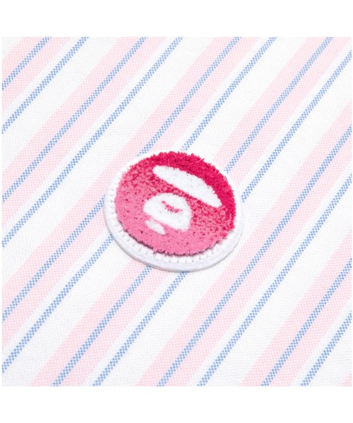 AAPE BY A BATHING APE（エーエイプバイアベイシングエイプ）の「AAPE NOW LONG SLLEVE SHIRT(stripe)（シャツ/ブラウス・メンズ・ピンク系その他/ブラック系その他/ホワイト系その他・LARGE/SMALL/X-LARGE/MEDIUM/X-SMALL）」の13枚目の写真