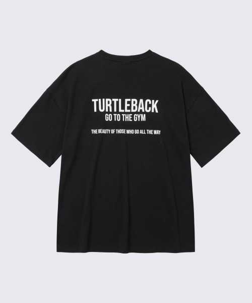 TURTLEBACK(タートルバック)の「ゴートゥーザジム オーバーサイズ 半袖 (ブラック)(Tシャツ/カットソー・メンズ・その他・MEDIUM/LARGE/X-LARGE/XX-LARGE)」の1枚目の写真