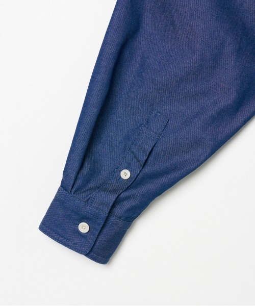 HELIOPOLE(エリオポール)の「DENIM BIG SHIRT(シャツ/ブラウス・レディース・ブラック/ダークブルー・36/38)」の5枚目の写真