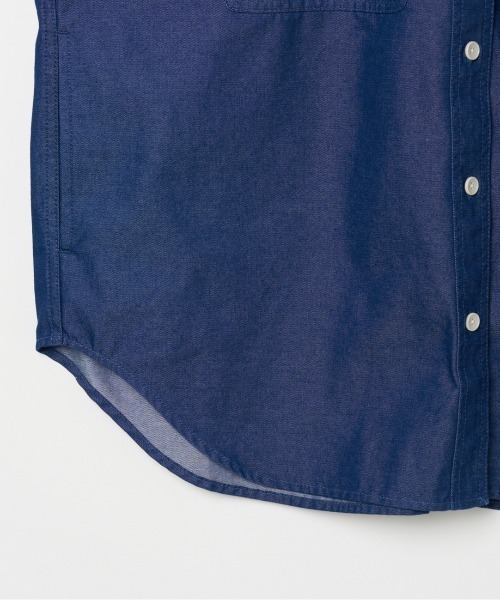 HELIOPOLE(エリオポール)の「DENIM BIG SHIRT(シャツ/ブラウス・レディース・ブラック/ダークブルー・36/38)」の6枚目の写真