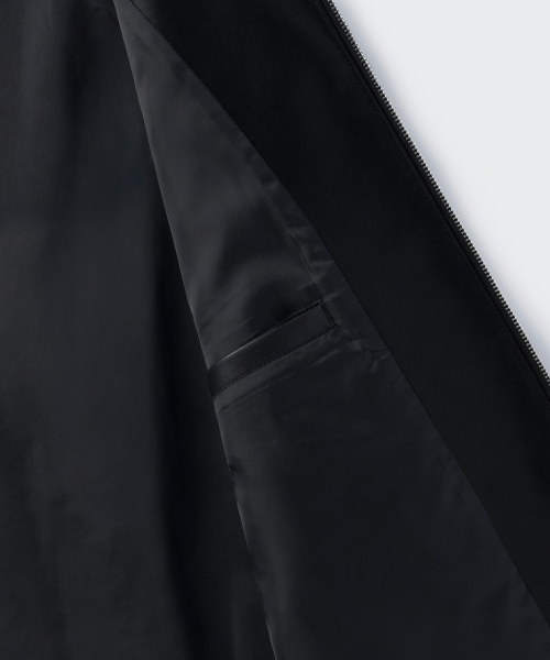 MUSINSA STANDARD（ムシンサスタンダード）の「シンセティックレザーオーバーショルダーシングルジャケット[ブラック]（ライダースジャケット・メンズ・その他・MEDIUM/LARGE/X-LARGE/2XL）」の5枚目の写真