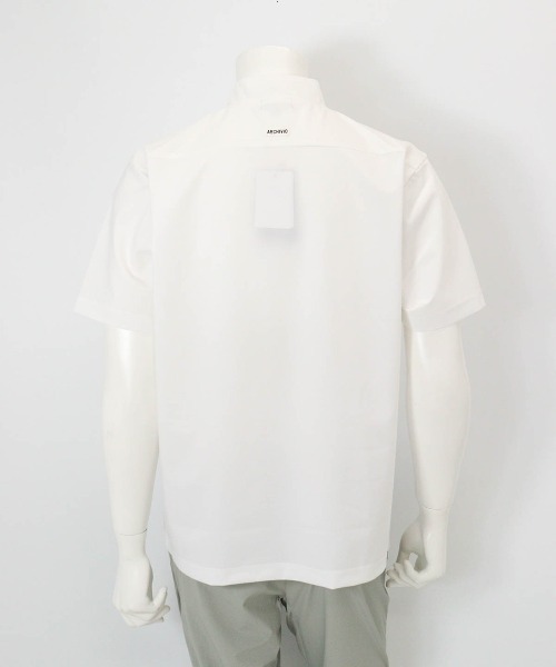 archivio(アルチビオ)の「<MENS>素材切替UV冷感ハーフジッププルオーバー(Tシャツ/カットソー・メンズ・ライトブルー/ブラック/ホワイト・LL/L/M)」の5枚目の写真