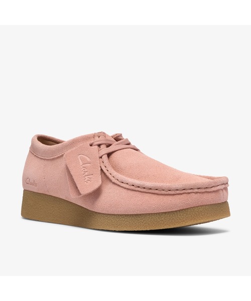 Clarks(クラークス)の「WallabeeEVOSh / ワラビーエヴォシューズ (ライトピンクスエード)(モカシン/デッキシューズ・レディース・ピンク・UK3/UK3.5/UK4/UK4.5/UK5/UK5.5/UK6)」の7枚目の写真