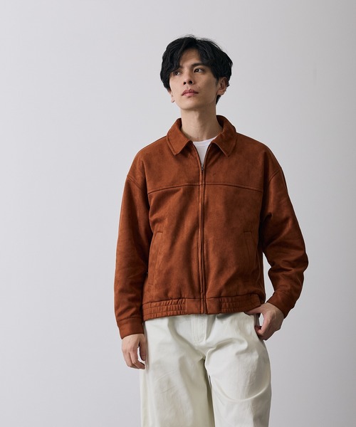 improves(インプローブス)の「カットスエード スイングトップ ジャケット(カバーオール・メンズ・キャメル/ライトグレー・SMALL/MEDIUM/LARGE/X-LARGE)」の18枚目の写真