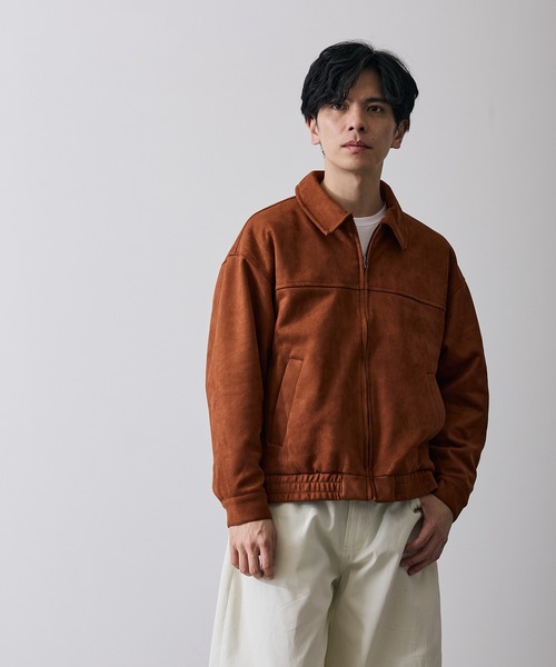 improves(インプローブス)の「カットスエード スイングトップ ジャケット(カバーオール・メンズ・キャメル/ライトグレー・SMALL/MEDIUM/LARGE/X-LARGE)」の19枚目の写真