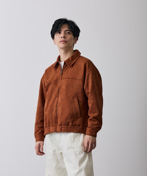 improves(インプローブス)の「カットスエード スイングトップ ジャケット(カバーオール・メンズ・キャメル/ライトグレー・SMALL/MEDIUM/LARGE/X-LARGE)」の20枚目の写真