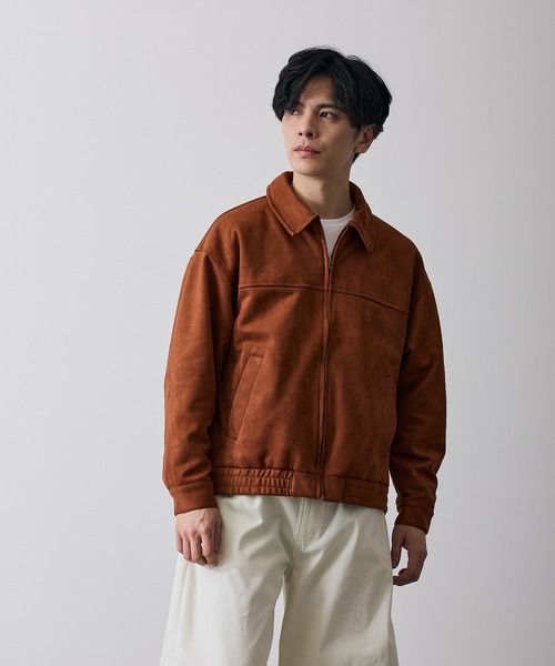 improves(インプローブス)の「カットスエード スイングトップ ジャケット(カバーオール・メンズ・キャメル/ライトグレー・SMALL/MEDIUM/LARGE/X-LARGE)」の21枚目の写真