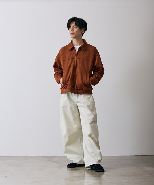 improves(インプローブス)の「カットスエード スイングトップ ジャケット(カバーオール・メンズ・キャメル/ライトグレー・SMALL/MEDIUM/LARGE/X-LARGE)」の10枚目の写真