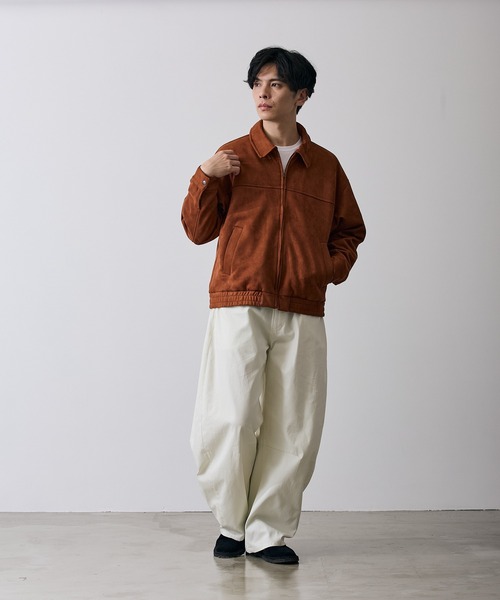 improves(インプローブス)の「カットスエード スイングトップ ジャケット(カバーオール・メンズ・キャメル/ライトグレー・SMALL/MEDIUM/LARGE/X-LARGE)」の11枚目の写真