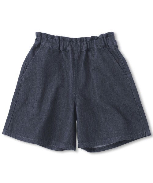 無印良品(ムジルシリョウヒン)の「キッズ ライトオンスデニムキュロット(その他パンツ・キッズ・ダークネイビー/ブルー/ライトブルー・150/140/130/120/110)」の3枚目の写真