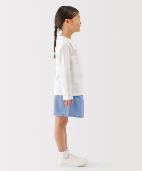 無印良品(ムジルシリョウヒン)の「キッズ ライトオンスデニムキュロット(その他パンツ・キッズ・ダークネイビー/ブルー/ライトブルー・150/140/130/120/110)」の5枚目の写真