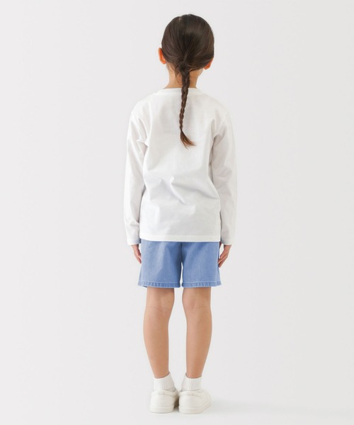 無印良品(ムジルシリョウヒン)の「キッズ ライトオンスデニムキュロット(その他パンツ・キッズ・ダークネイビー/ブルー/ライトブルー・150/140/130/120/110)」の6枚目の写真
