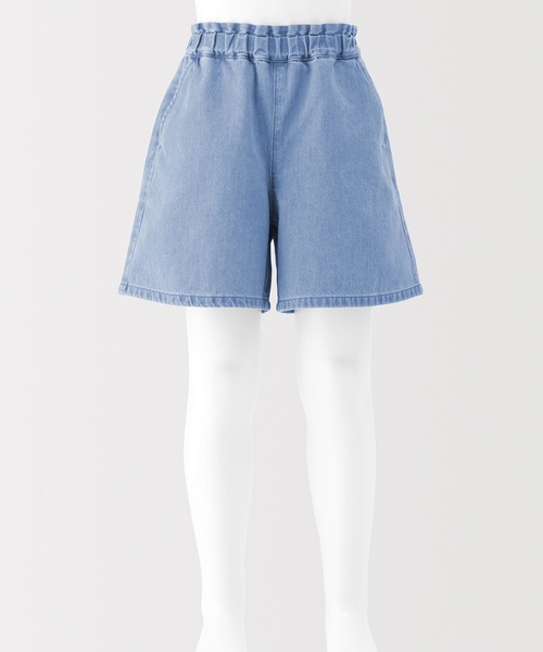 無印良品(ムジルシリョウヒン)の「キッズ ライトオンスデニムキュロット(その他パンツ・キッズ・ダークネイビー/ブルー/ライトブルー・150/140/130/120/110)」の7枚目の写真