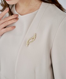 COHINA（コヒナ）の「ラインストーンブローチ 【低身長・小柄女性】（ブローチ/コサージュ）」