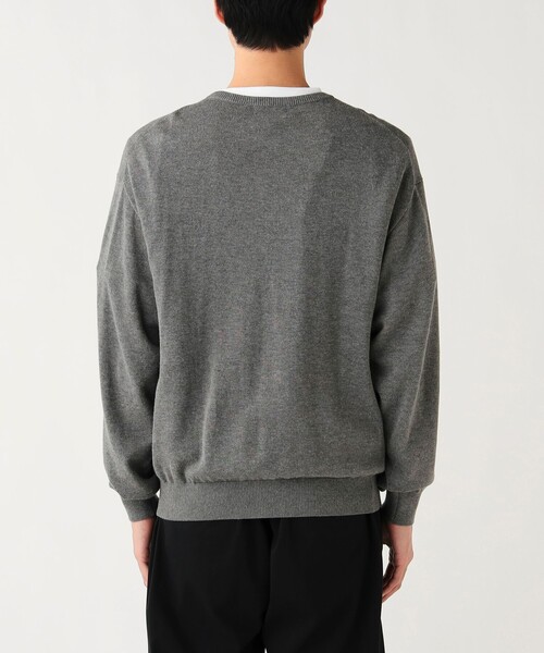 BEAMS HEART（ビームスハート）の「ヘンリーネック ニット（ニット/セーター・メンズ・グレー/ブラック・LARGE/MEDIUM/SMALL）」の15枚目の写真