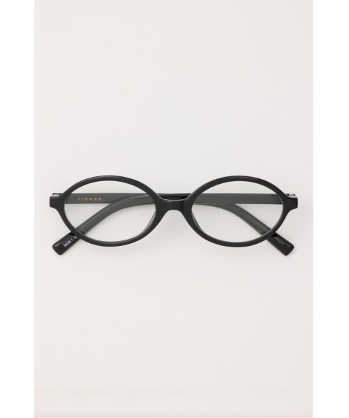 rienda（リエンダ）の「オーバルデザインアイウェア（サングラス・レディース・クリア/ブラック・FREE）」の7枚目の写真