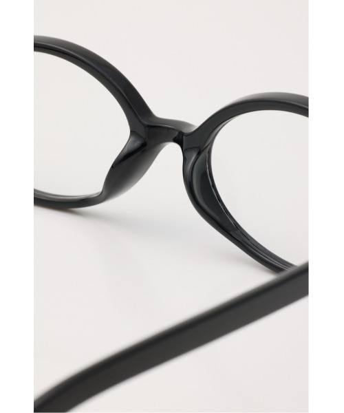 rienda（リエンダ）の「オーバルデザインアイウェア（サングラス・レディース・クリア/ブラック・FREE）」の11枚目の写真