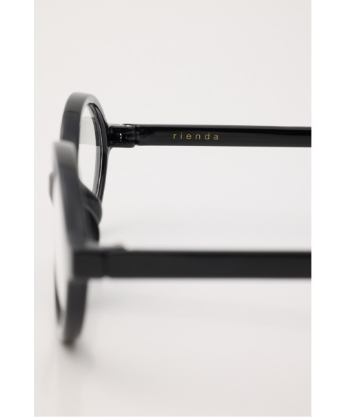 rienda（リエンダ）の「オーバルデザインアイウェア（サングラス・レディース・クリア/ブラック・FREE）」の12枚目の写真
