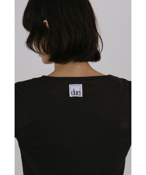 duei（デュイ）の「シアーロングスリーブカーディガン（カーディガン/ボレロ・レディース・グレー/ブラック/ピンク・FREE）」の7枚目の写真