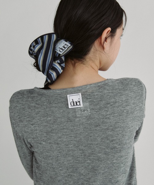 duei（デュイ）の「シアーロングスリーブカーディガン（カーディガン/ボレロ・レディース・グレー/ブラック/ピンク・FREE）」の20枚目の写真