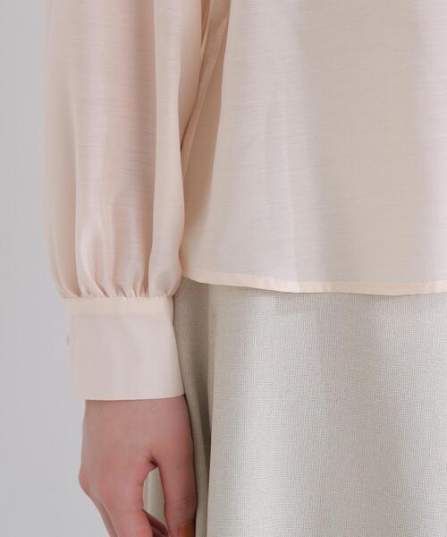 NATURAL BEAUTY BASIC（ナチュラルビューティーベーシック）の「◇フロントフリルブラウス（シャツ/ブラウス・レディース・グレー/ライトグリーン/ピンク・FREE）」の15枚目の写真