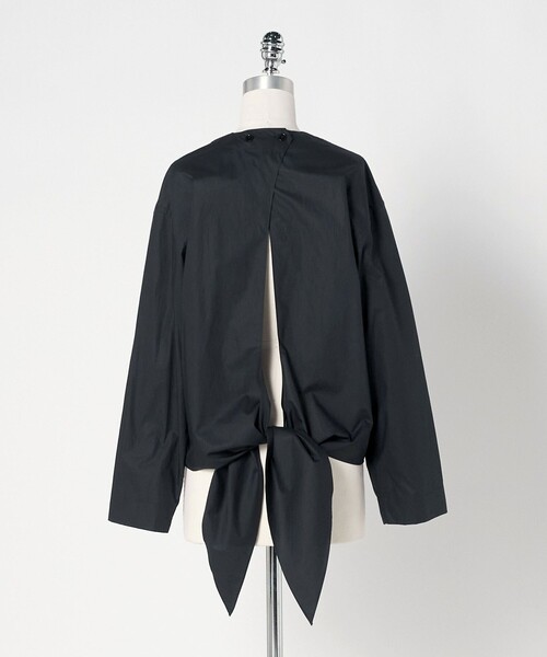 LOEFF（ロエフ）の「＜LOEFF＞フィッシュテイル シャツ（シャツ/ブラウス・レディース・ホワイト/ネイビー・FREE）」の14枚目の写真