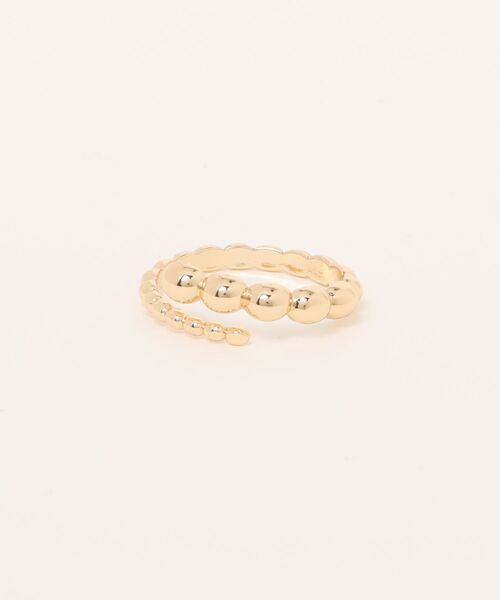 チャイハネ（チャイハネ）の「【チャイハネ】ラセンリング（リング・レディース・シルバー/ゴールド・FREE）」の2枚目の写真