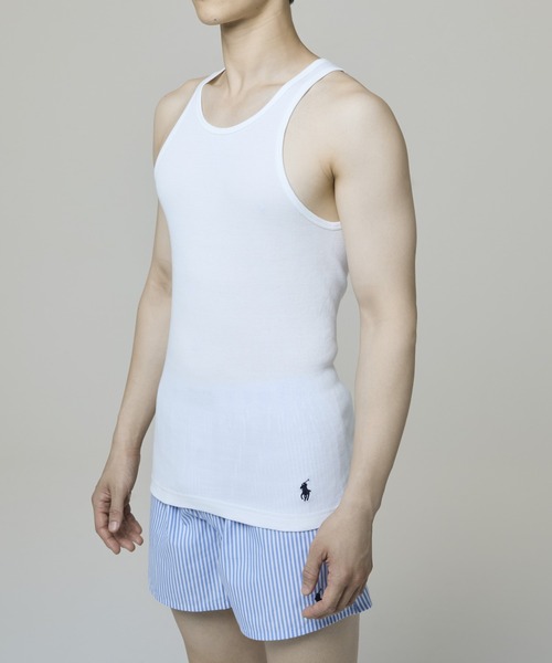 POLO RALPH LAUREN(ポロ ラルフ ローレン)の「【POLO RALPH LAUREN】クラシックフィット タンクトップ(タンクトップ・メンズ・ホワイト/ブラック/ヘザーグレー・L/M)」の7枚目の写真