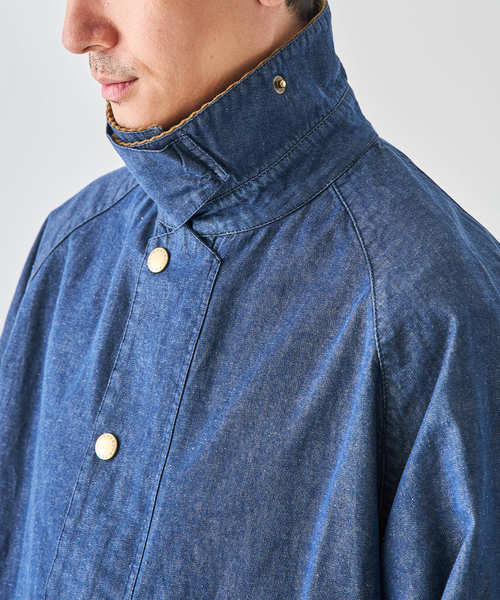 Barbour（バブアー）の「Barbour (バブアー)  OS TRANSPORT/トランスポート DENIM CASUAL JACKET（その他アウター・メンズ・ネイビー・40/38/36）」の14枚目の写真