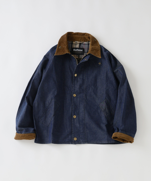 Barbour（バブアー）の「Barbour (バブアー)  OS TRANSPORT/トランスポート DENIM CASUAL JACKET（その他アウター・メンズ・ネイビー・40/38/36）」の15枚目の写真