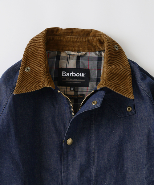 Barbour（バブアー）の「Barbour (バブアー)  OS TRANSPORT/トランスポート DENIM CASUAL JACKET（その他アウター・メンズ・ネイビー・40/38/36）」の17枚目の写真