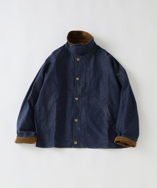Barbour（バブアー）の「Barbour (バブアー)  OS TRANSPORT/トランスポート DENIM CASUAL JACKET（その他アウター・メンズ・ネイビー・40/38/36）」の19枚目の写真