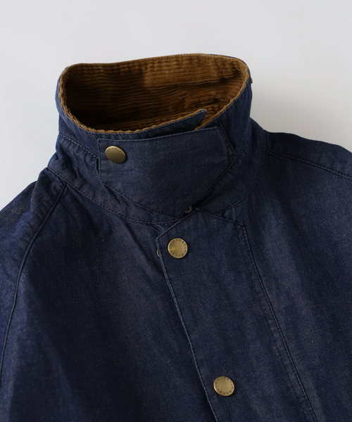 Barbour（バブアー）の「Barbour (バブアー)  OS TRANSPORT/トランスポート DENIM CASUAL JACKET（その他アウター・メンズ・ネイビー・40/38/36）」の20枚目の写真