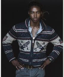 RRL（ダブル アール エル）の「エアプレーングラフィック フルジップ カーディガン（カーディガン/ボレロ）」